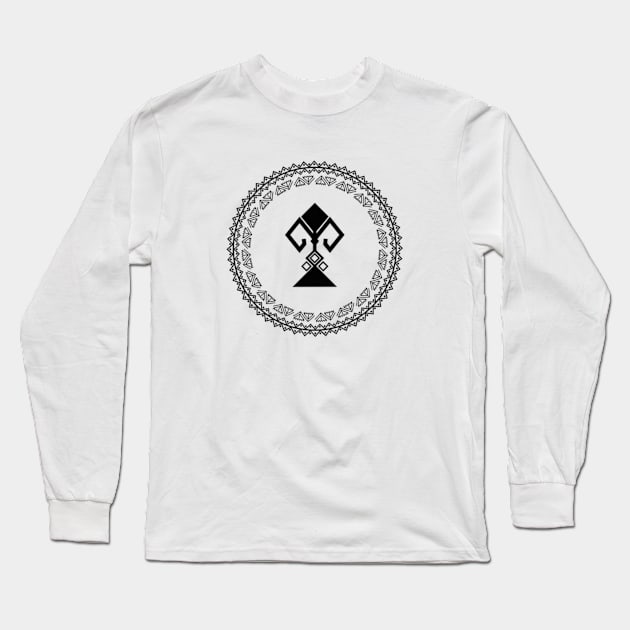 ancient rug design Long Sleeve T-Shirt by Loete Design